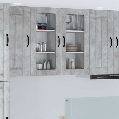 Mobile da cucina Grigio cemento 40 x 31 x 80 cm