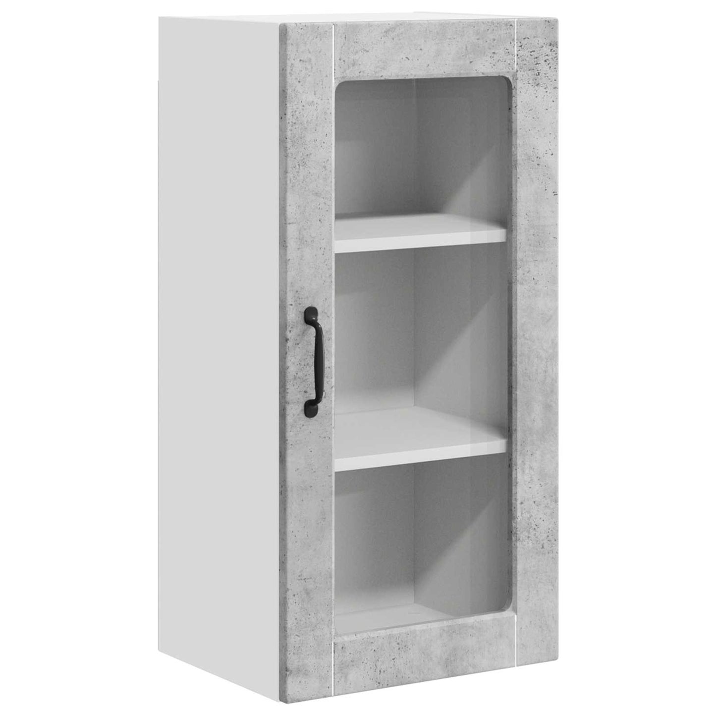 Mobile da cucina 2 pcs Grigio cemento 40 x 31 x 80 cm