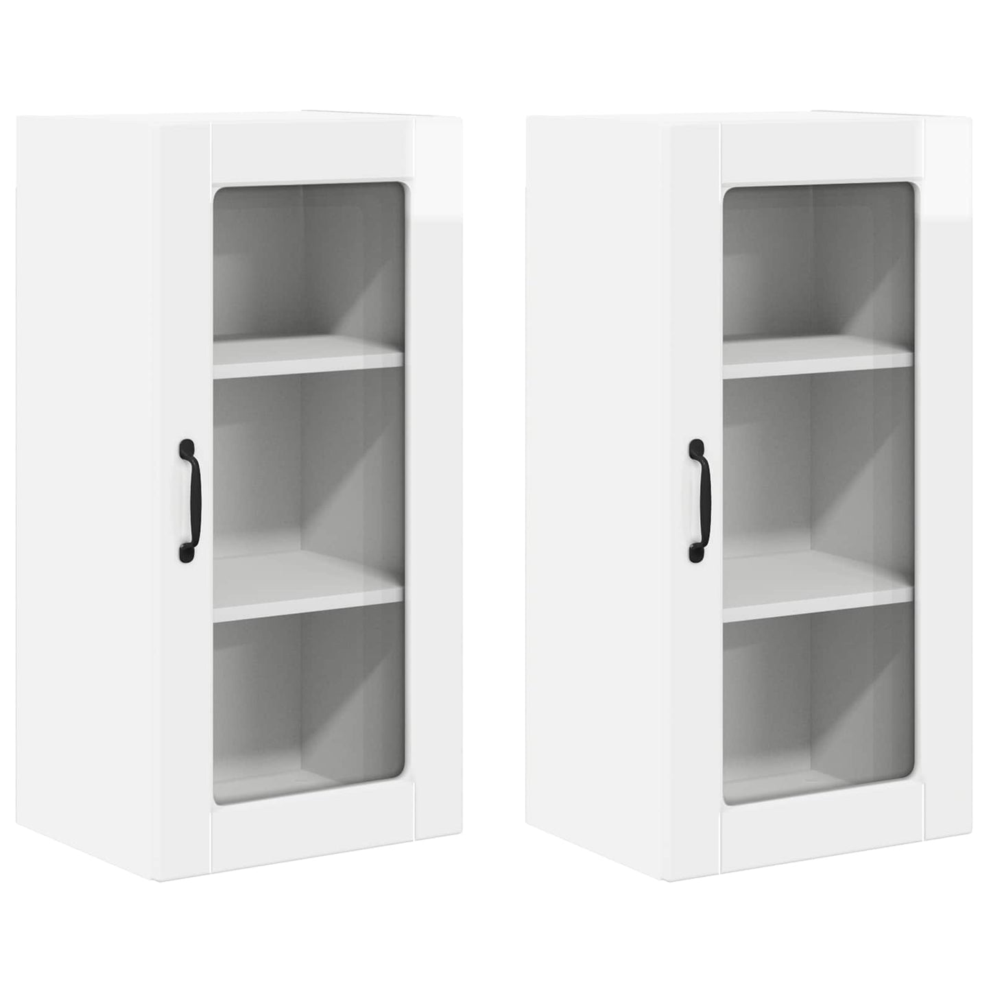 Mobile da cucina 2 pcs Bianco Lucido 40 x 31 x 80 cm