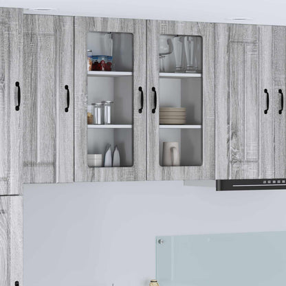 Mobile da cucina 2 pcs Grigio Sonoma 40 x 31 x 80 cm