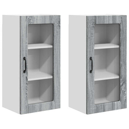 Mobile da cucina 2 pcs Grigio Sonoma 40 x 31 x 80 cm