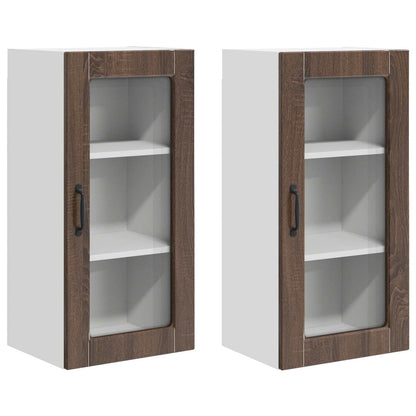 Mobile da cucina 2 pcs Rovere Marrone 40 x 31 x 80 cm