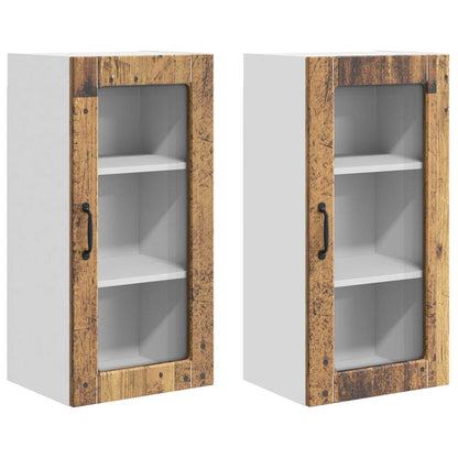 Mobile da cucina 2 pcs Legno vecchio 40 x 31 x 80 cm