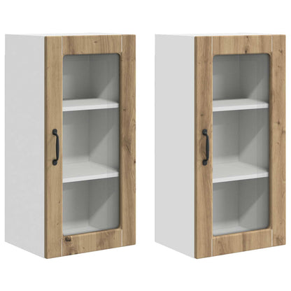Mobile da cucina 2 pcs Rovere artigianale 40 x 31 x 80 cm