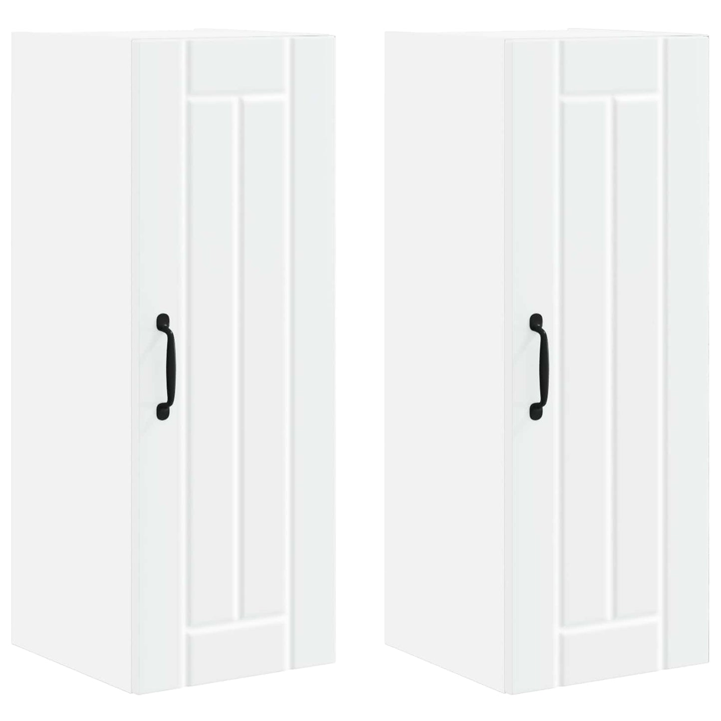 Mobile da cucina 2 pcs Bianco 30 x 31 x 80 cm Legno multistrato