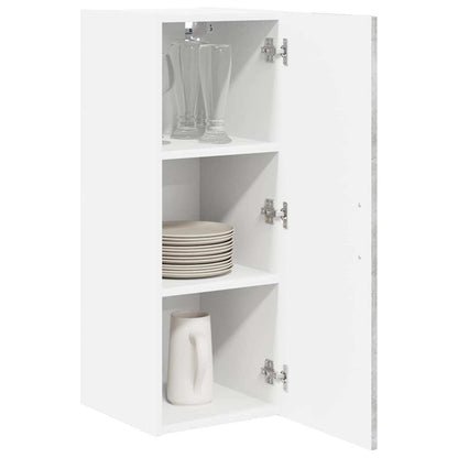 Mobile da cucina 2 pcs Grigio cemento 30 x 31 x 80 cm