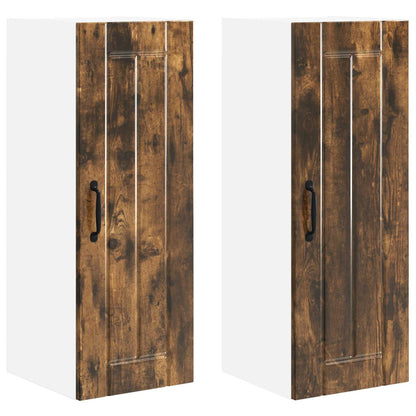 Mobile da cucina 2 pcs Rovere fumÃ© 30 x 31 x 80 cm