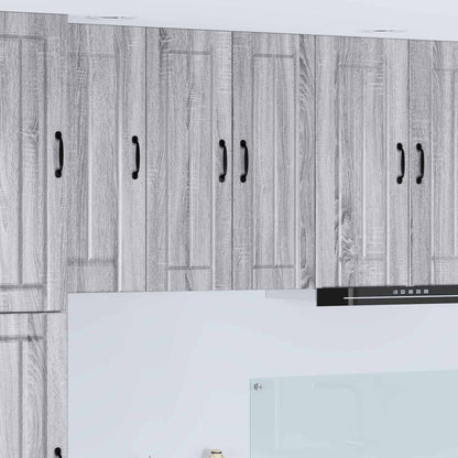 Mobile da cucina 2 pcs Grigio Sonoma 30 x 31 x 80 cm