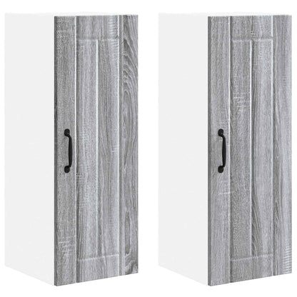 Mobile da cucina 2 pcs Grigio Sonoma 30 x 31 x 80 cm