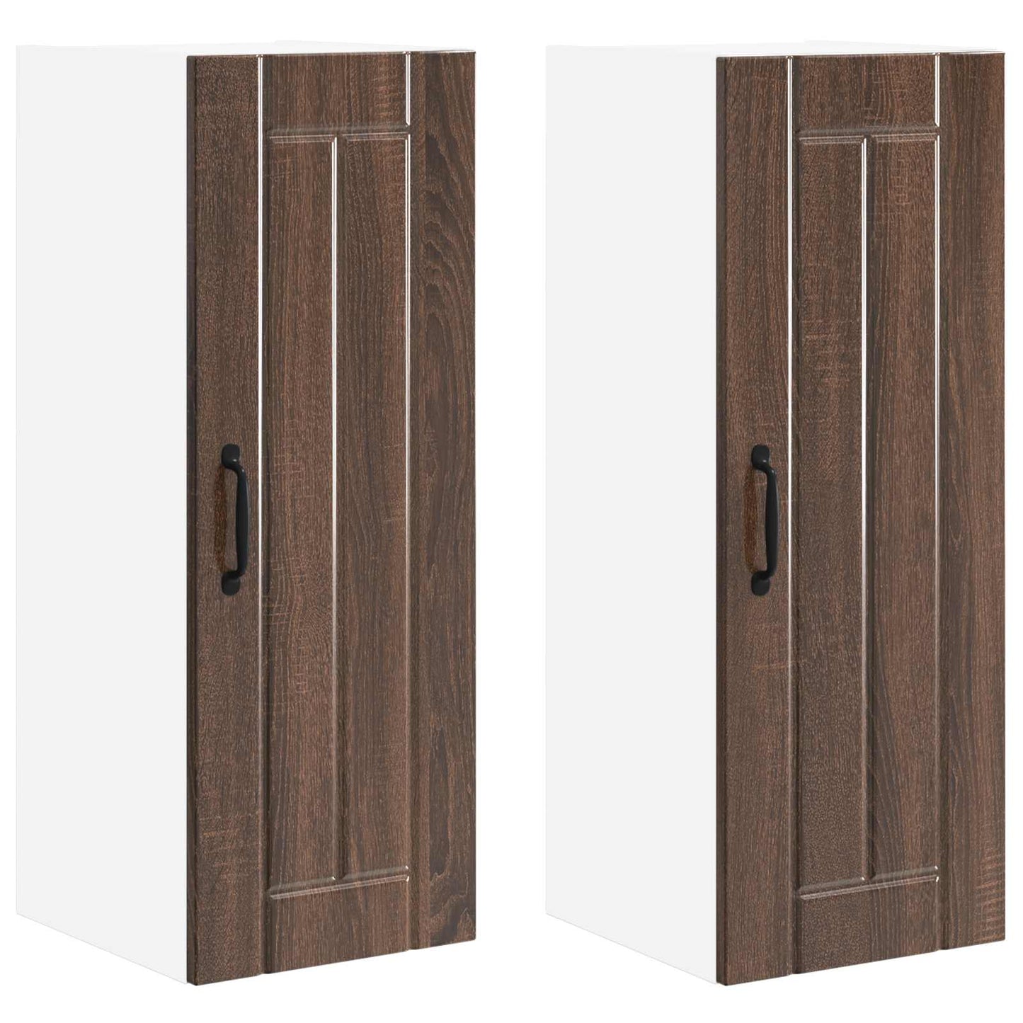 Mobile da cucina 2 pcs Rovere Marrone 30 x 31 x 80 cm