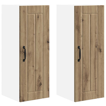 Mobile da cucina 2 pcs Rovere artigianale 30 x 31 x 80 cm