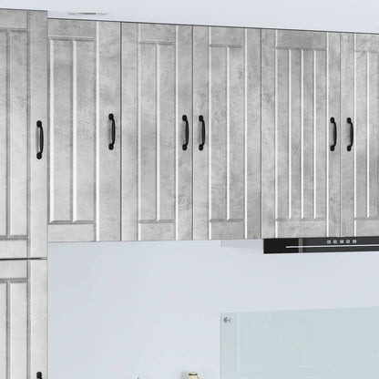 Mobile da cucina Grigio cemento 60 x 31 x 80 cm