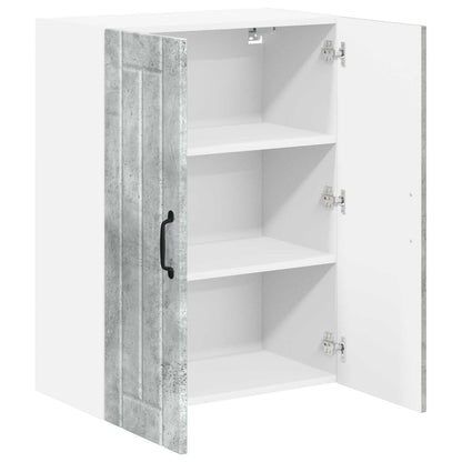 Mobile da cucina Grigio cemento 60 x 31 x 80 cm