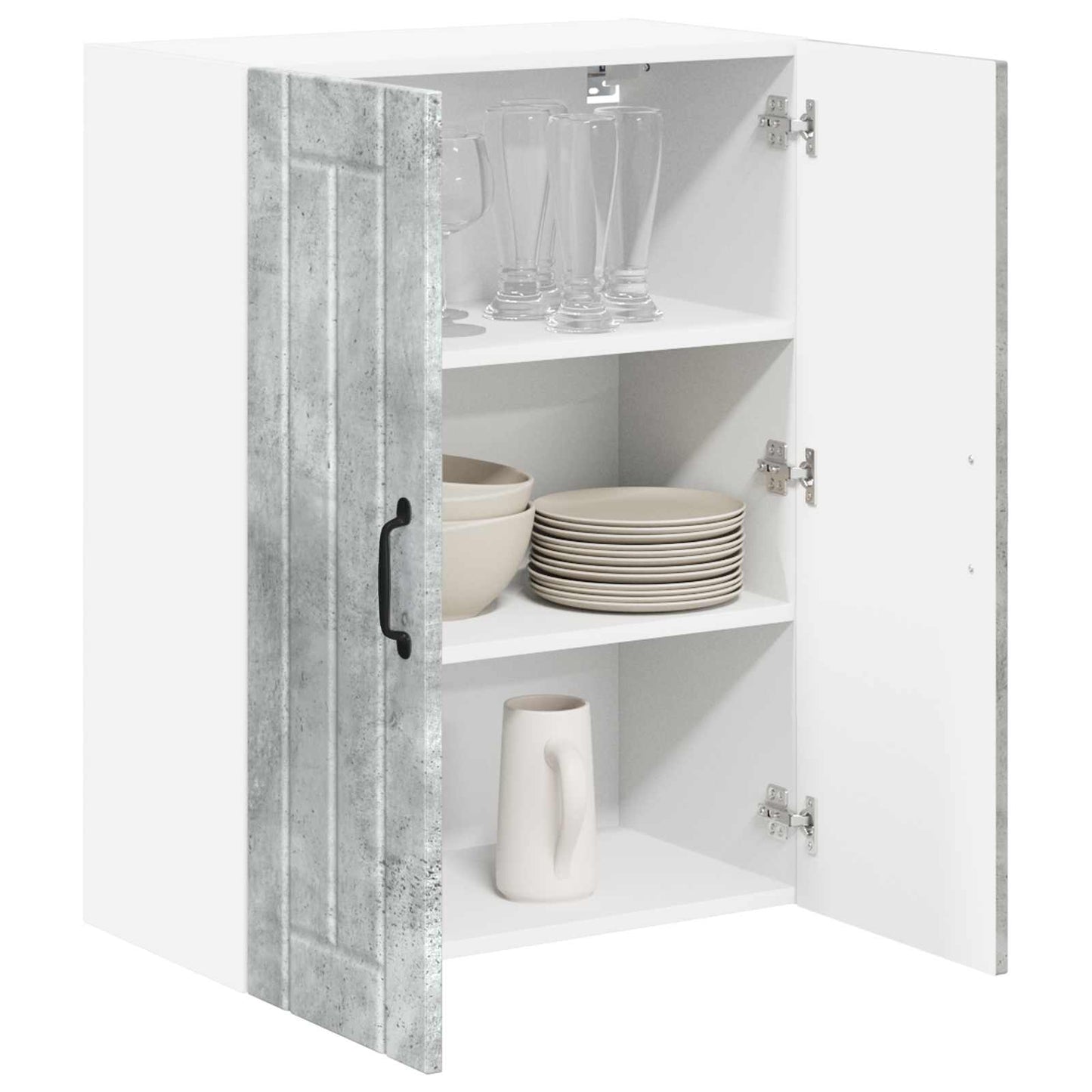 Mobile da cucina Grigio cemento 60 x 31 x 80 cm