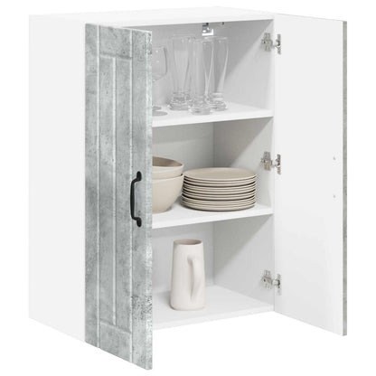 Mobile da cucina Grigio cemento 60 x 31 x 80 cm