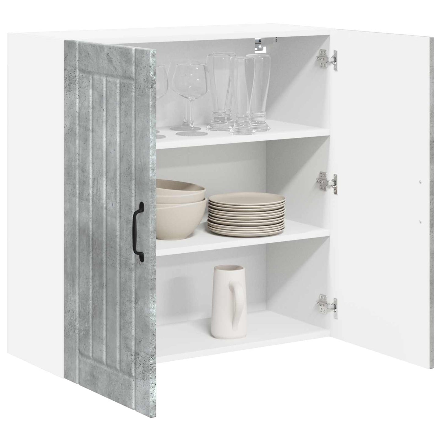 Mobile da cucina Grigio cemento 80 x 31 x 80 cm