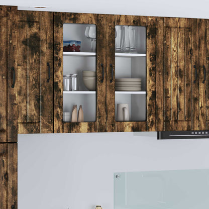 Mobile da cucina Rovere fumÃ© 80 x 31 x 80 cm Legno multistrato