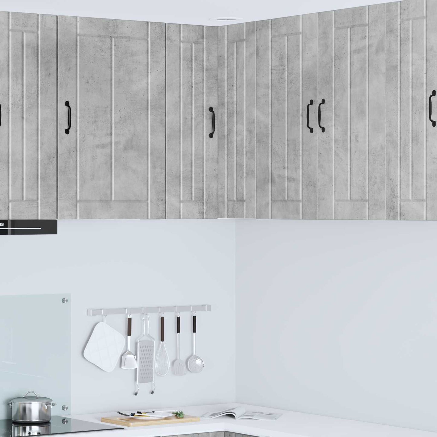 Mobile da cucina Grigio cemento 57 x 57 x 80 cm