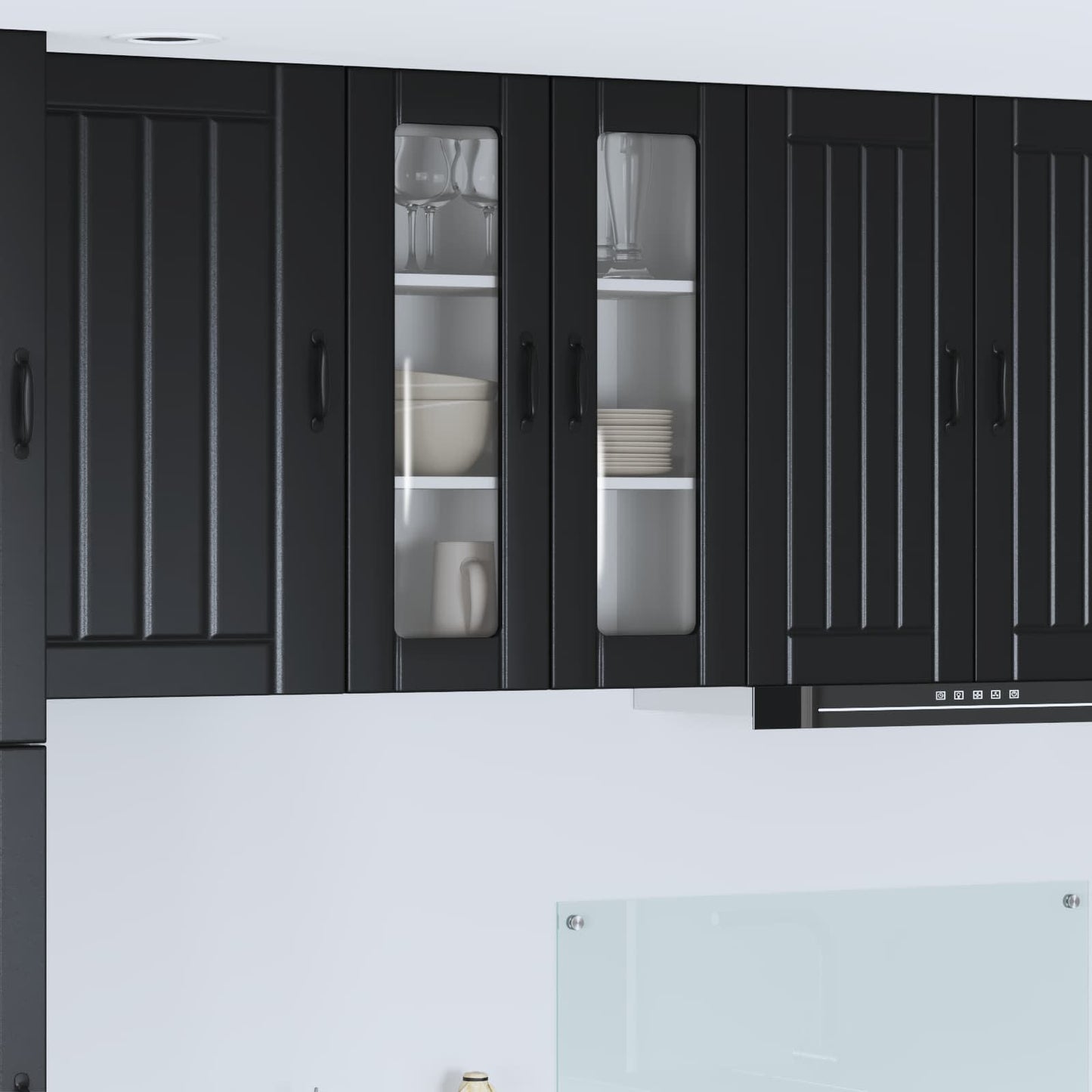 Mobile da cucina Nero 60 x 31 x 80 cm Legno multistrato