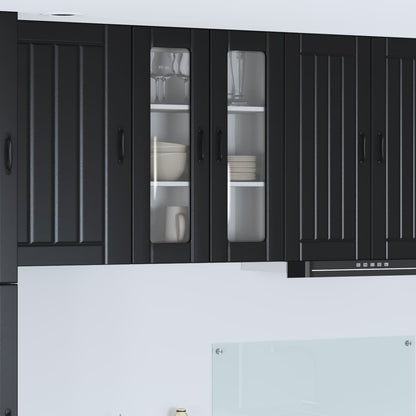 Mobile da cucina Nero 60 x 31 x 80 cm Legno multistrato