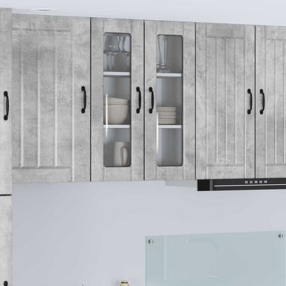 Mobile da cucina Grigio cemento 60 x 31 x 80 cm