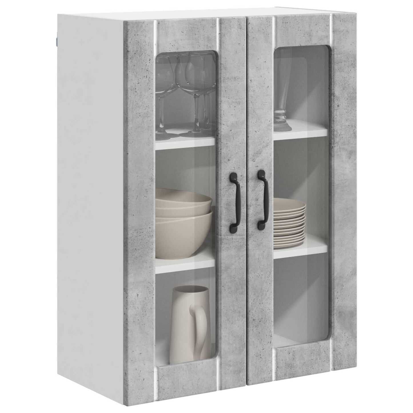 Mobile da cucina Grigio cemento 60 x 31 x 80 cm