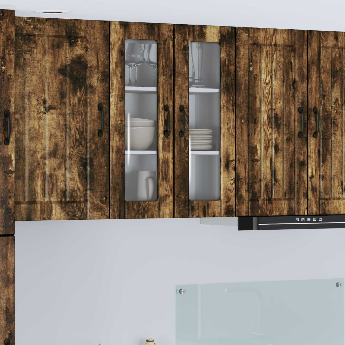 Mobile da cucina Rovere fumé 60 x 31 x 80 cm Legno multistrato