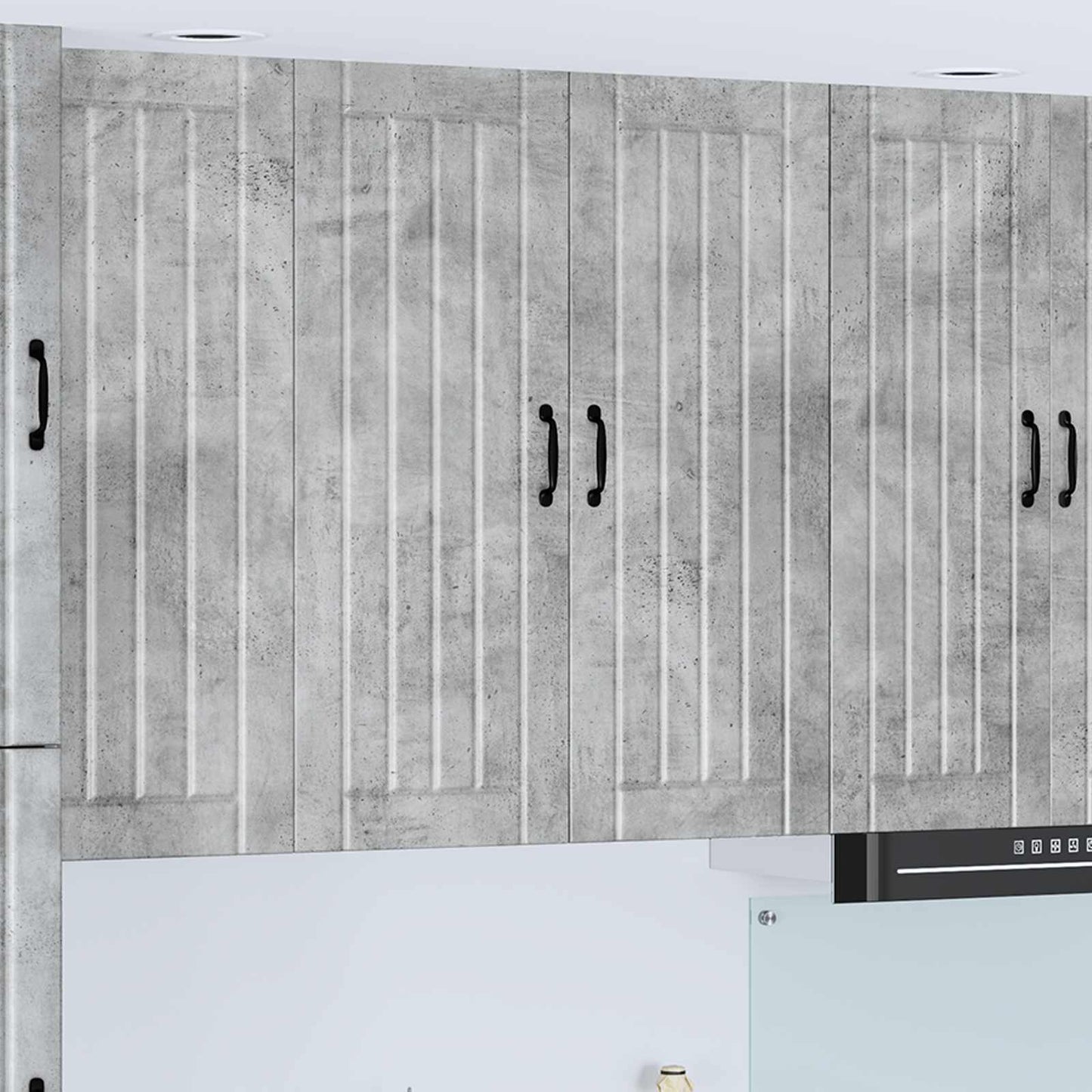 Mobile da cucina Grigio cemento 80 x 31 x 100 cm