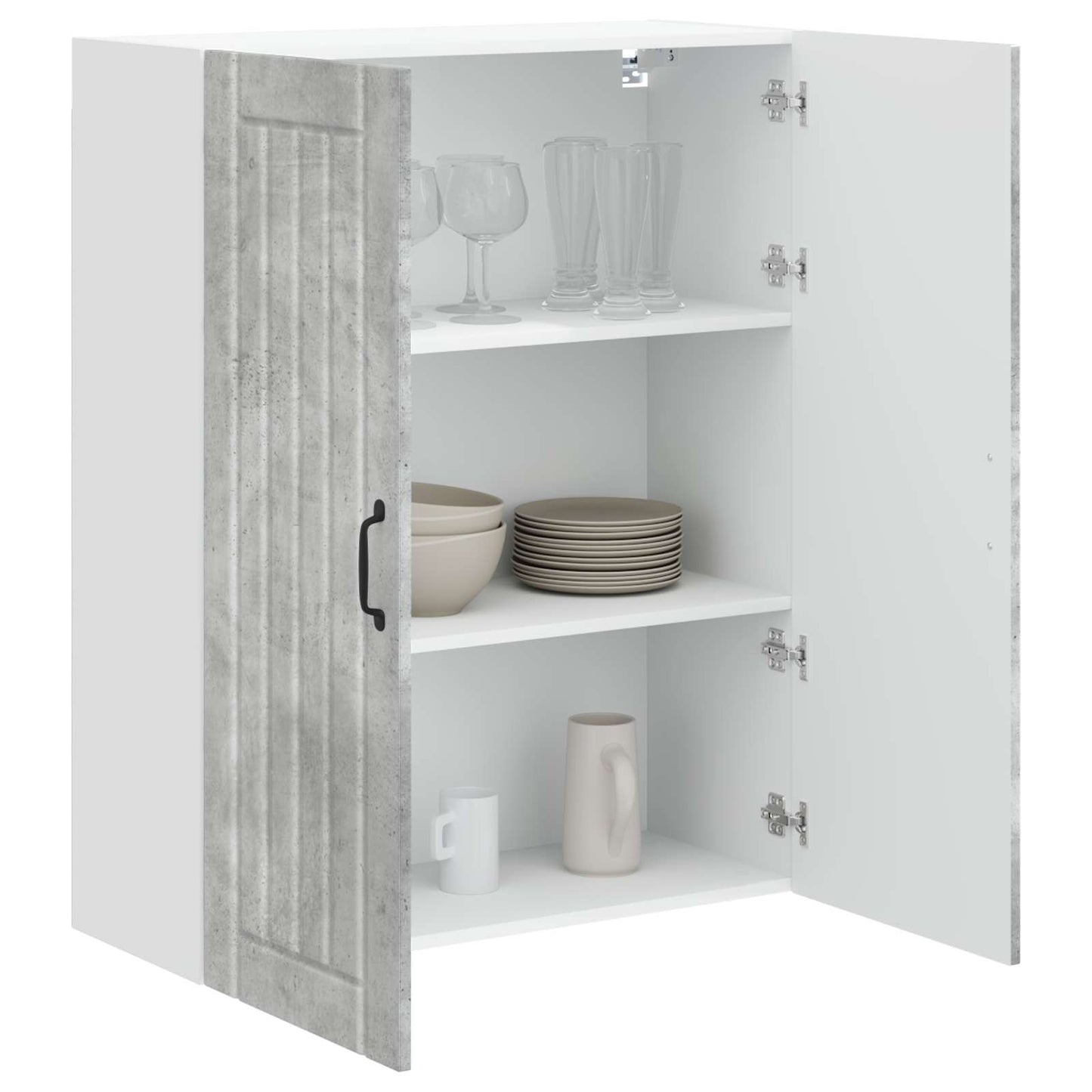 Mobile da cucina Grigio cemento 80 x 31 x 100 cm
