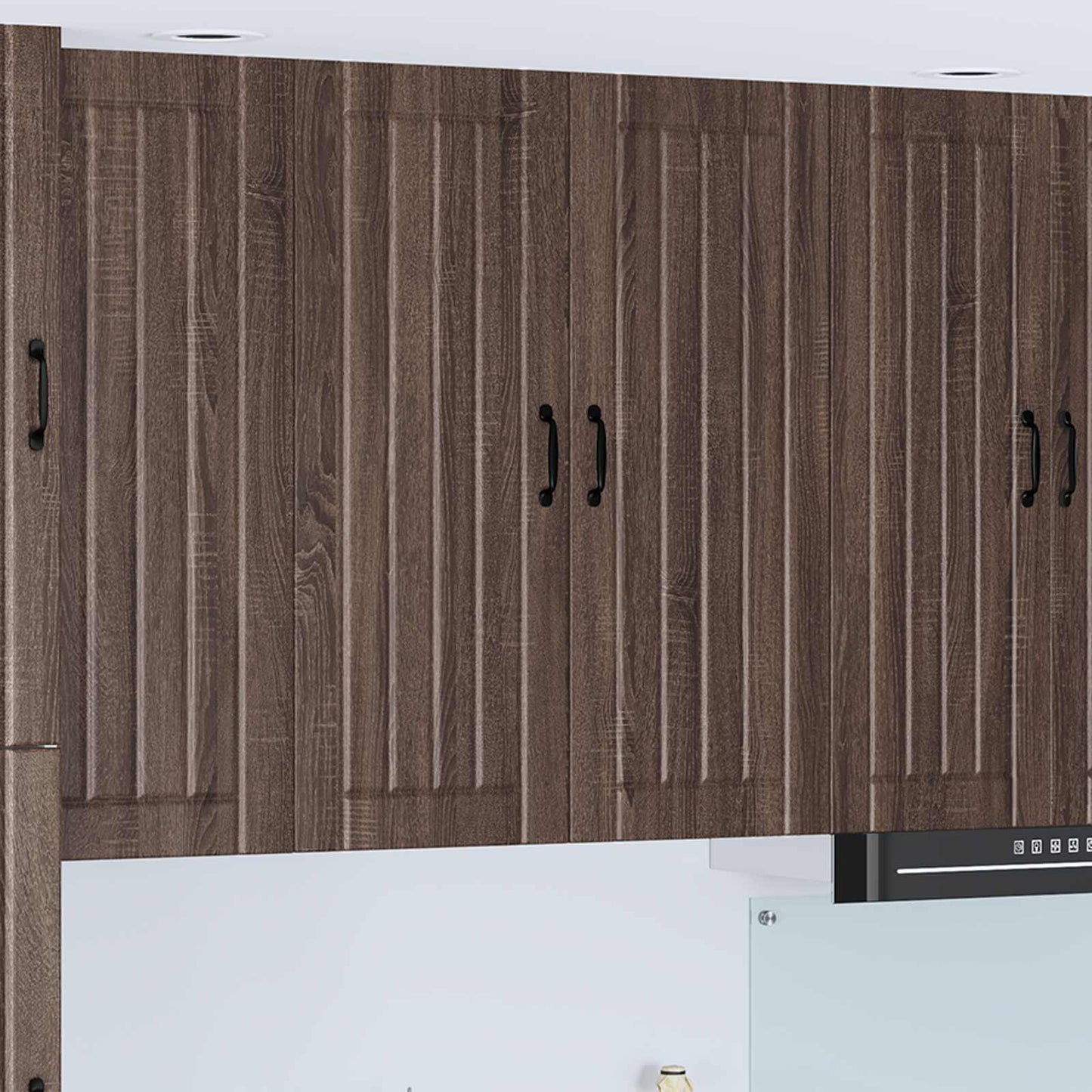 Pensile cucina con porta Rovere Marrone 80 x 31 x 100 cm