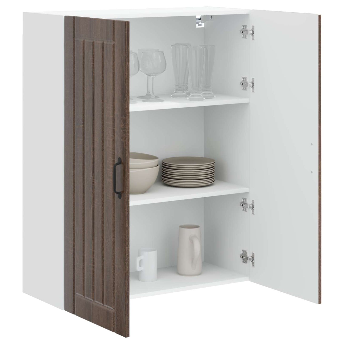 Pensile cucina con porta Rovere Marrone 80 x 31 x 100 cm
