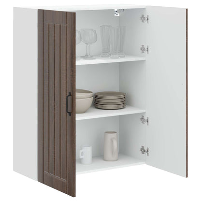 Pensile cucina con porta Rovere Marrone 80 x 31 x 100 cm