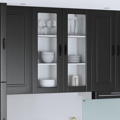 Pensile cucina Nero 80 x 31 x 100 cm Legno multistrato