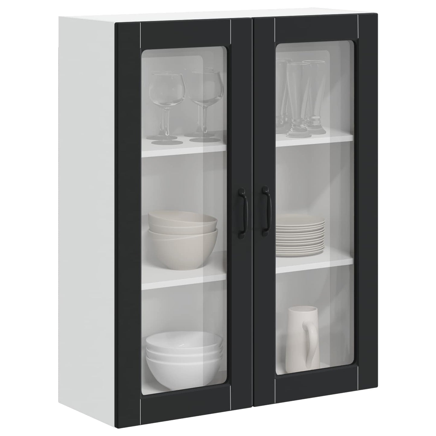 Pensile cucina Nero 80 x 31 x 100 cm Legno multistrato