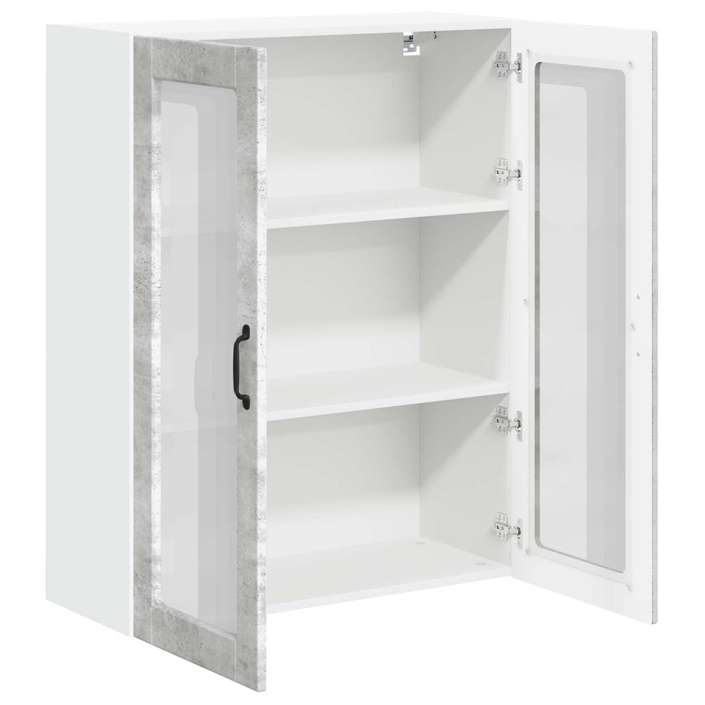 Pensile cucina con porta Grigio cemento 80 x 31 x 100 cm