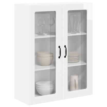 Pensile cucina Bianco Lucido 80 x 31 x 100 cm Legno multistrato