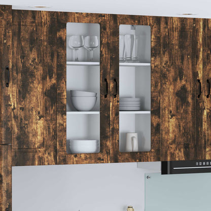 Pensile cucina Rovere fumÃ© 80 x 31 x 100 cm Legno multistrato