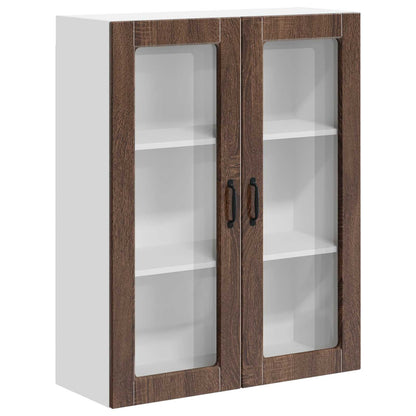 Pensile cucina con porta Rovere Marrone 80 x 31 x 100 cm