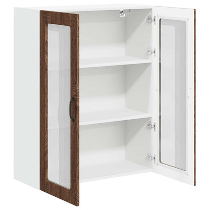 Pensile cucina con porta Rovere Marrone 80 x 31 x 100 cm