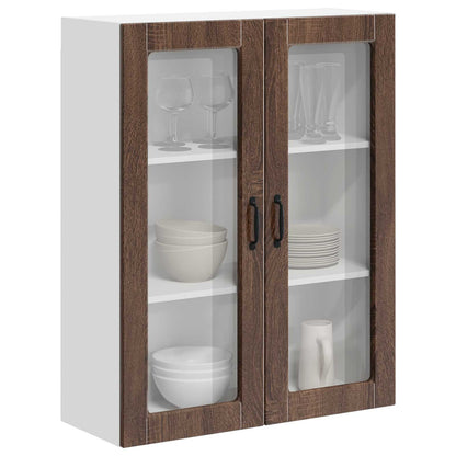 Pensile cucina con porta Rovere Marrone 80 x 31 x 100 cm