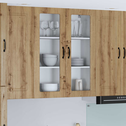 Pensile cucina con porta Rovere artigianale 80 x 31 x 100 cm