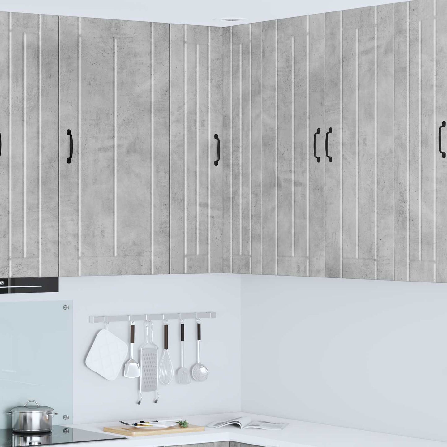 Mobile da cucina Grigio cemento 57 x 57 x 100 cm