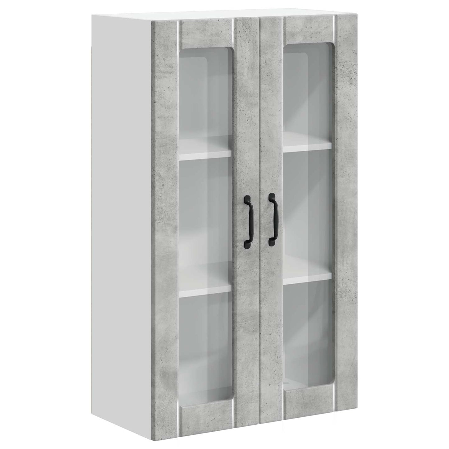 Pensile cucina con porta Grigio cemento 60 x 31 x 100 cm
