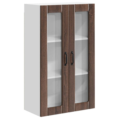 Pensile cucina con porta Rovere Marrone 60 x 31 x 100 cm