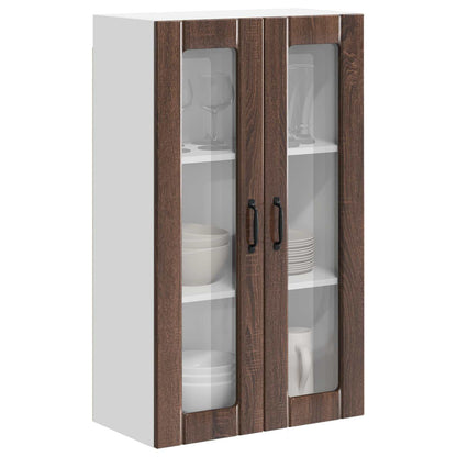 Pensile cucina con porta Rovere Marrone 60 x 31 x 100 cm