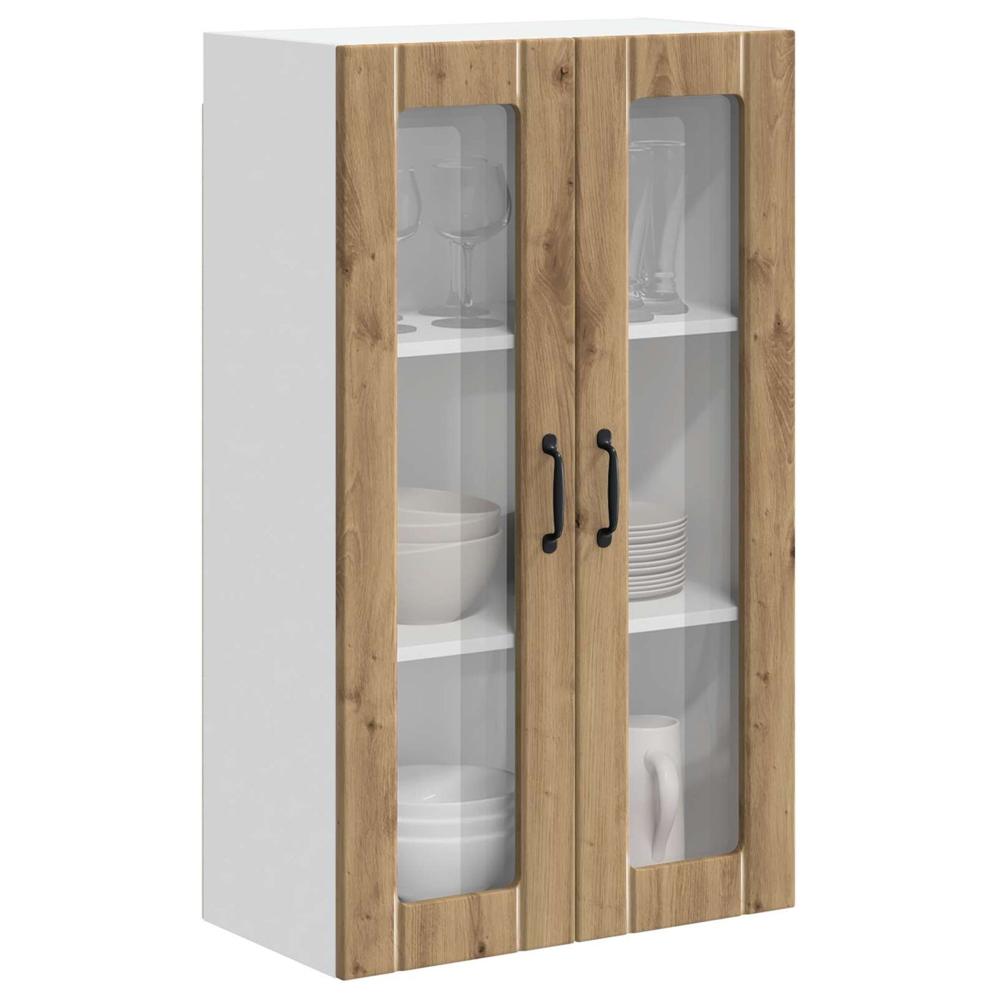 Pensile cucina con porta Rovere artigianale 60 x 31 x 100 cm