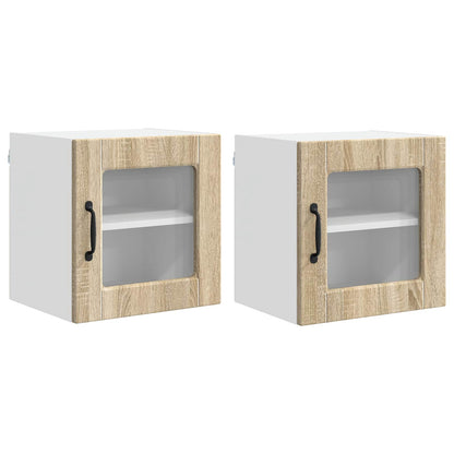 Mobile da cucina con porta 2 pcs Rovere Sonoma 40 x 31 x 40 cm