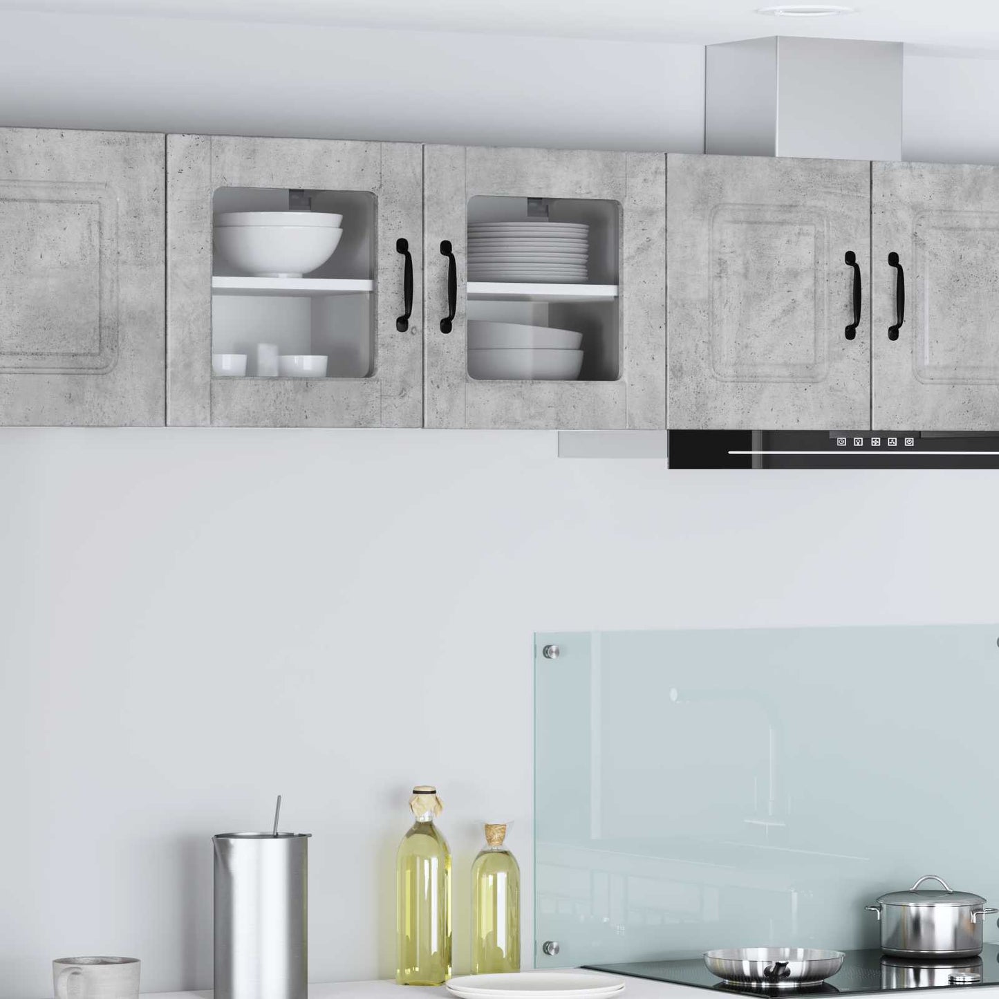 Mobile da cucina con lo scaffale Grigio cemento 40 x 31 x 40 cm