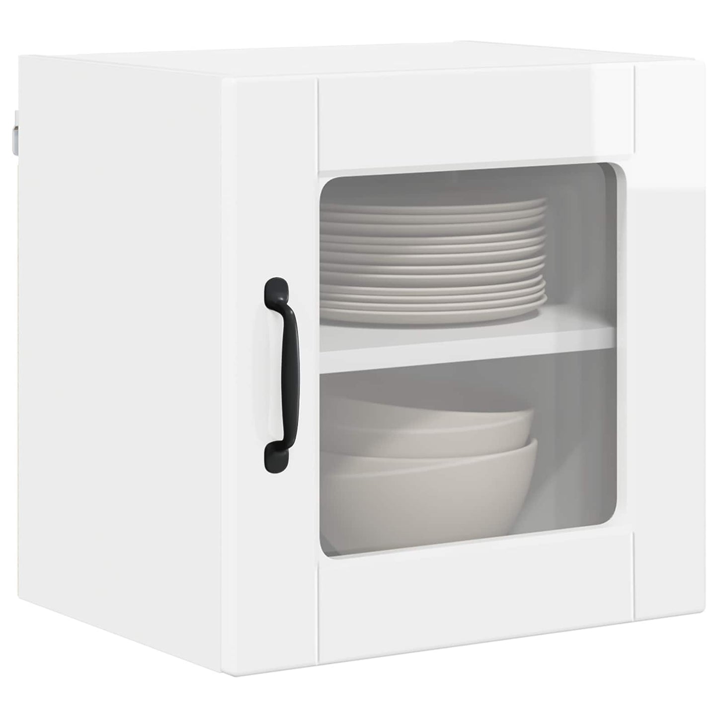 Mobile da cucina con porta 2 pcs Bianco Lucido 40 x 31 x 40 cm