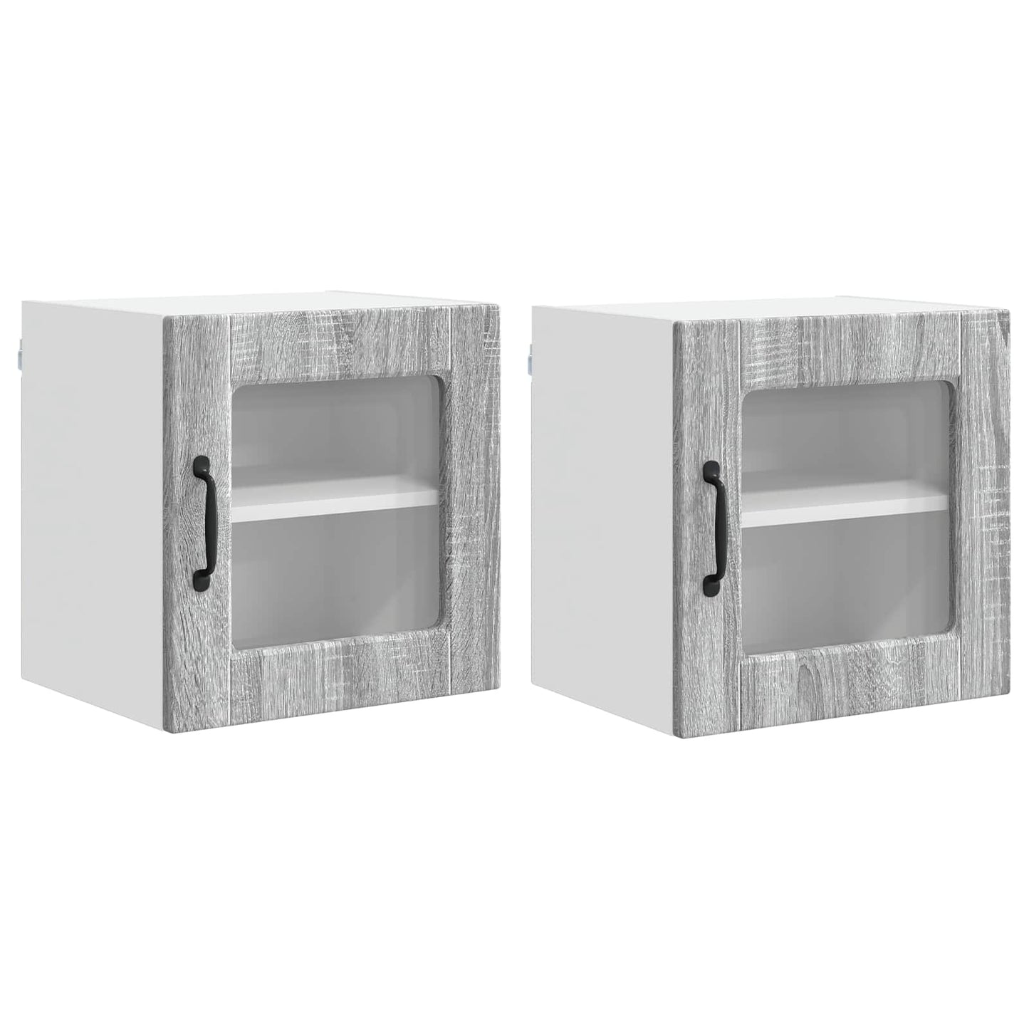 Mobile da cucina con porta 2 pcs Grigio Sonoma 40 x 31 x 40 cm